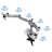 Dual Arm Articulating Computer Monitor Height Adjustable 2 Screen Desk Mount-54520587