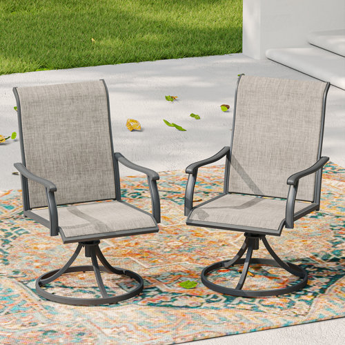 Swivel Patio Dining Chairs 