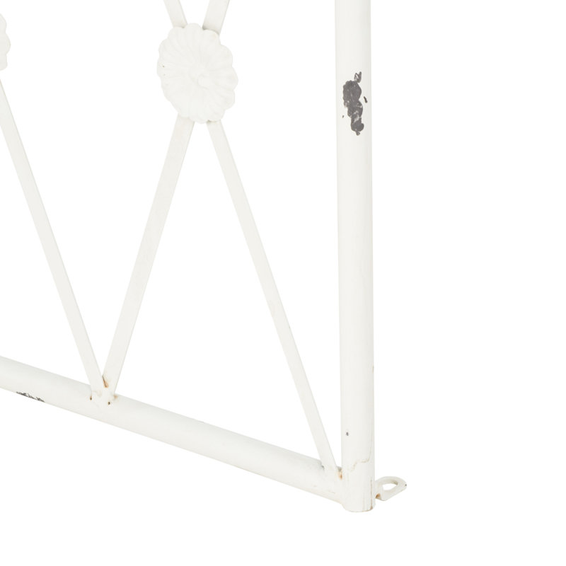 Tonnelle en fer l 15,7 po x P 54,3 po, Blanc antique