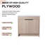 Lavabo de meuble-lavabo autoportant simple 36 po Beid, lavabo en céramique blanche, 2 portes à fermeture douce-222570402-222570404