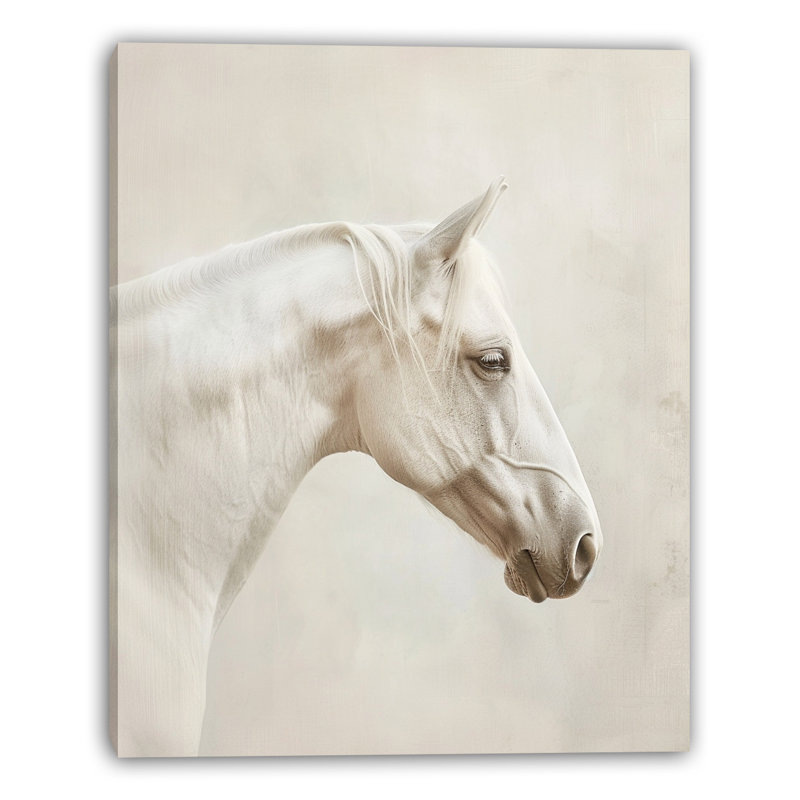 «Quiet Profile», art mural sur toile tendue, L 30 po x H 40 po x P 1,5 po