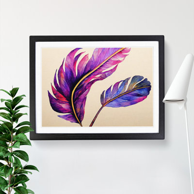 Fabulous Bird Feathers - Single Picture Frame Painting