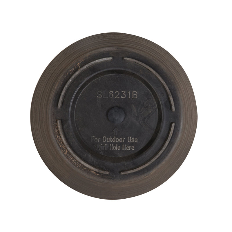Cyane Pot Planter, 58cm H x 50cm W x 50cm D, Brown