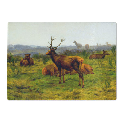 The Stag by Rosa Bonheur Chopping Board