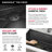 Delta Rivet™ 33" L Black Stainless Steel Undermount 16 Gauge Workstation Kitchen Sink Double Bowl