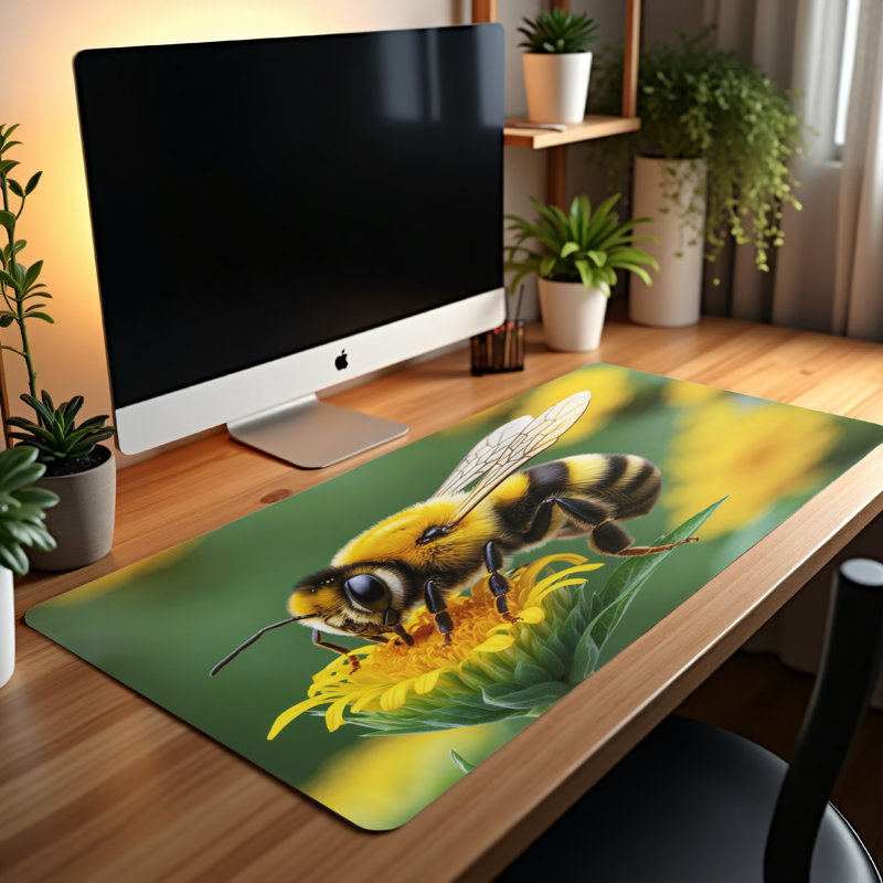 Polyester Desk Pad, 23.6x13.8