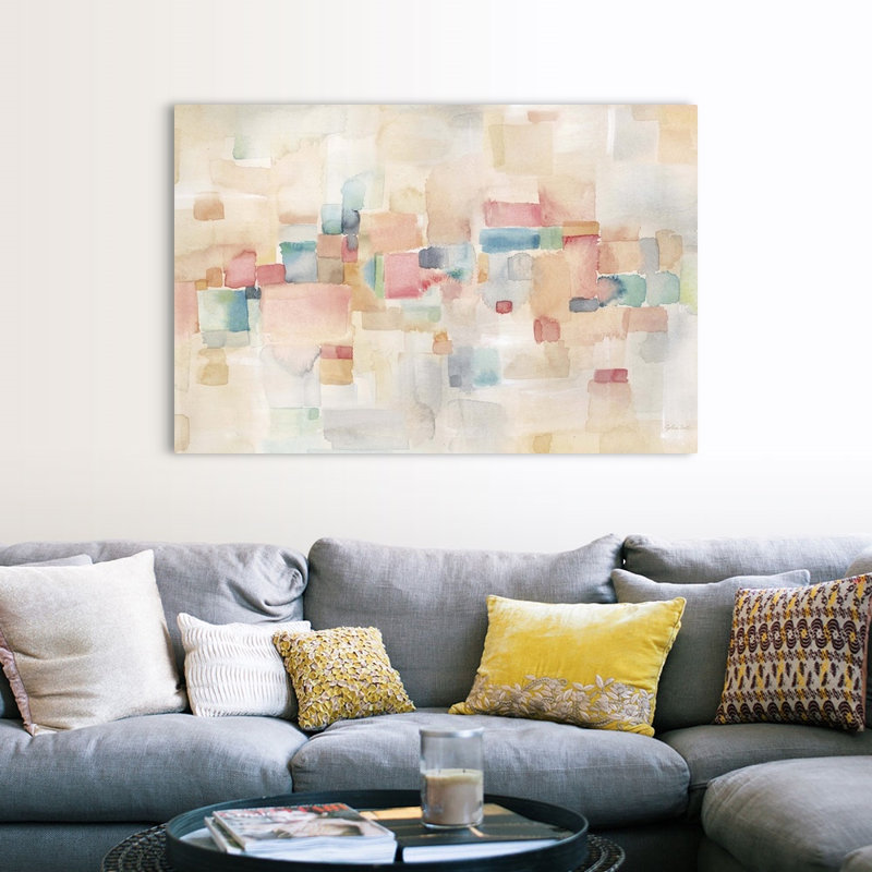 Reproduction d’art sur toile, "Desert Dreams Landcape" par Cynthia Coulter, Toile tendue, H 40 po x l 60 po x P 1,25 po