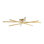 Sean Lavin Cityscape 8-light Medium Flush in Bronze with Crystal shade
