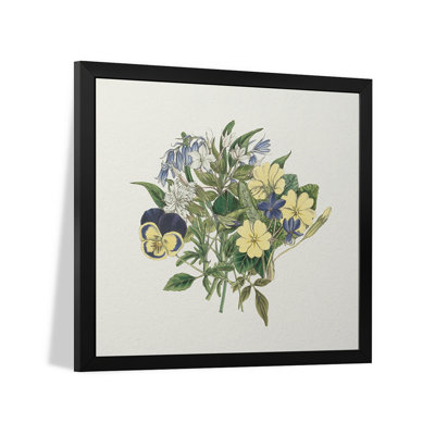 Pansy Party I - reproduction d'art murale - affiche de galerie