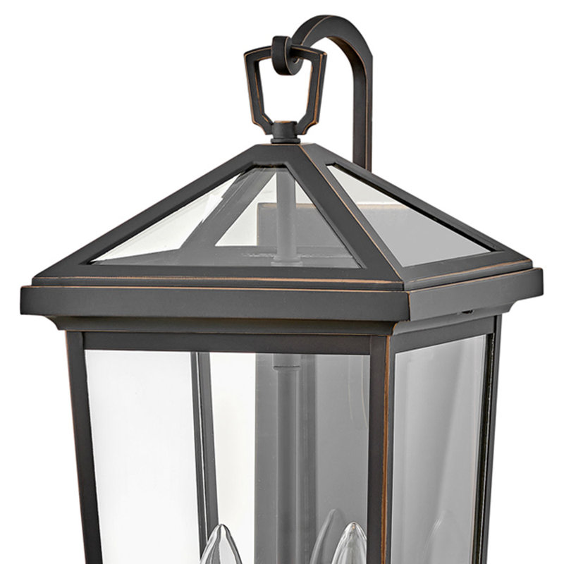Alford Place 2-Light Outdoor Tall Wall Mount Lantern - LEDs Included, Oil Rubbed Bronze