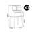 Japanese style small dressing table