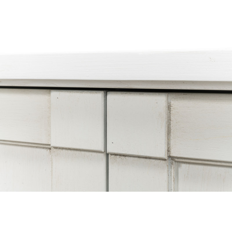 Montgomeryville 75'' W Solid Wood Sideboard, White