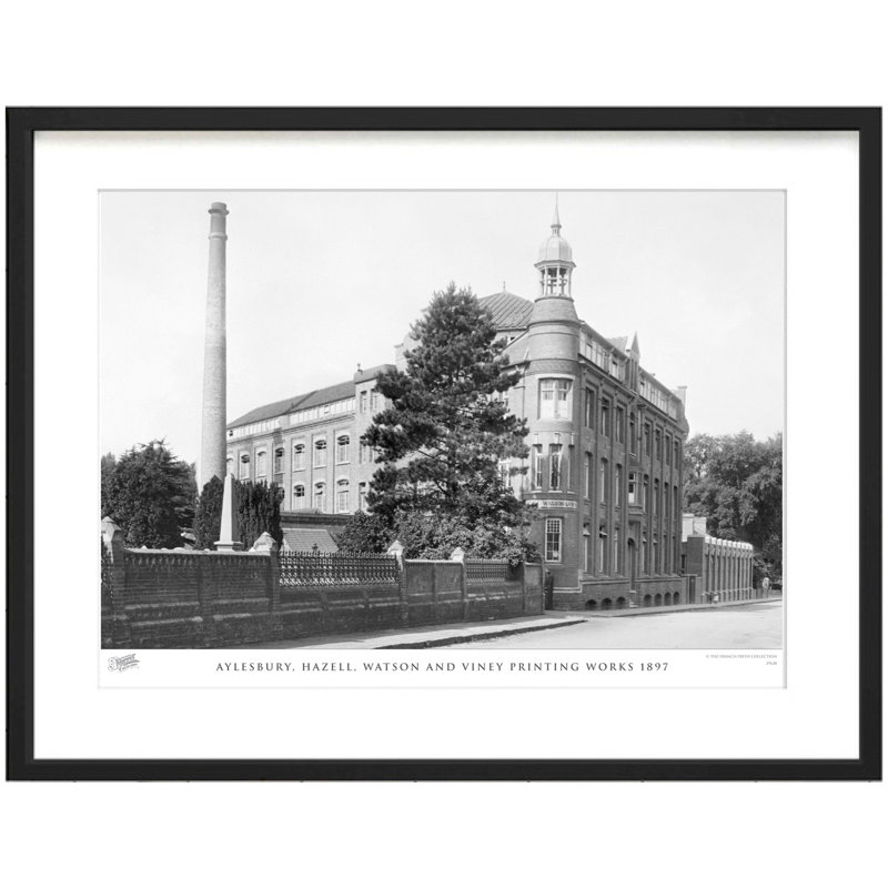 Aylesbury, Hazell, Watson And Viney Printing Works 1897 by Francis Frith - Single Picture Frame Print