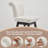 30 " Cream Counter Height Rotating Upholstered Bar Stools
