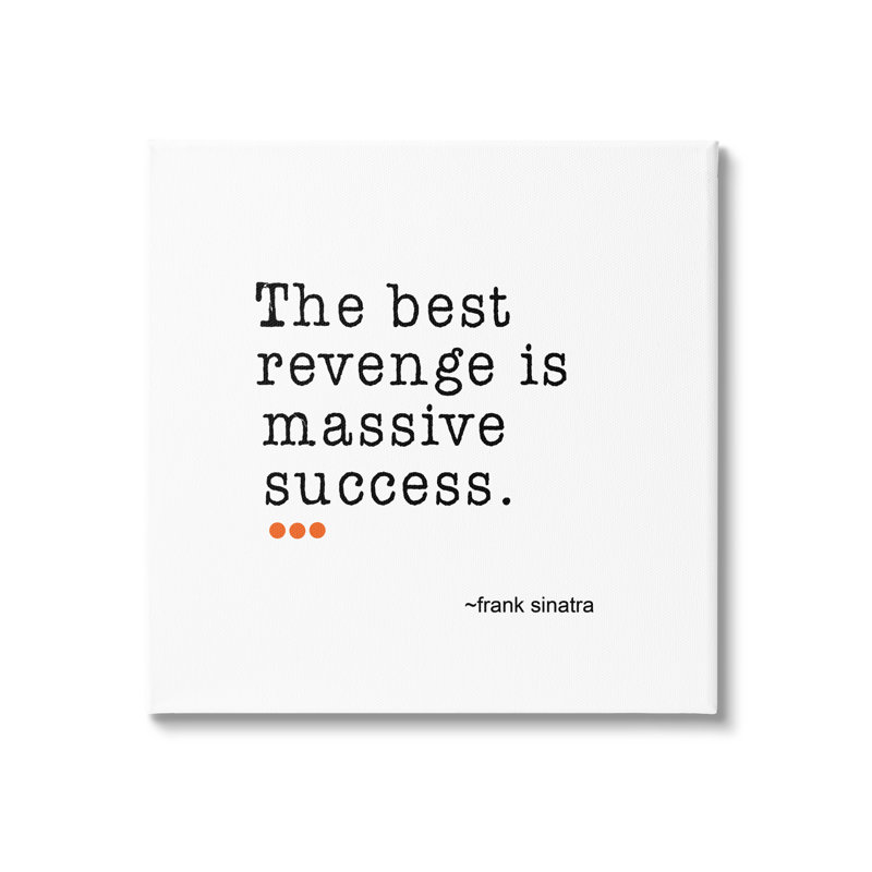 36" x 36" White Canvas Motivational Quote Wall Art