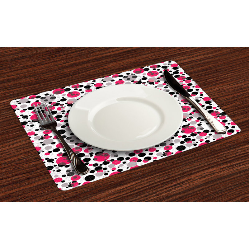 Polyester Geometric Rectangle Placemat