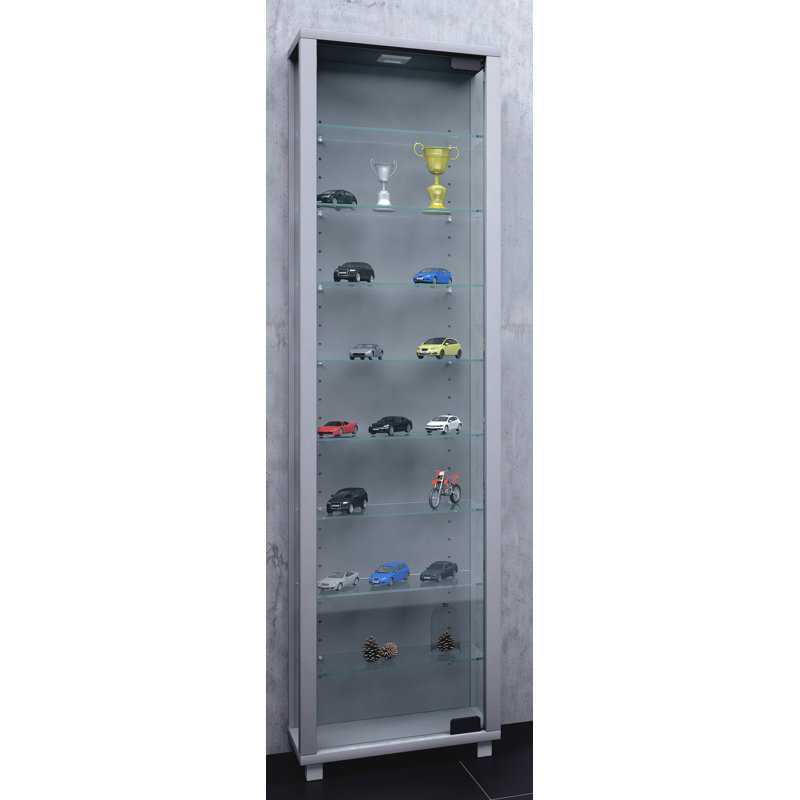 Everglade Display Cabinet, Silver, Yes