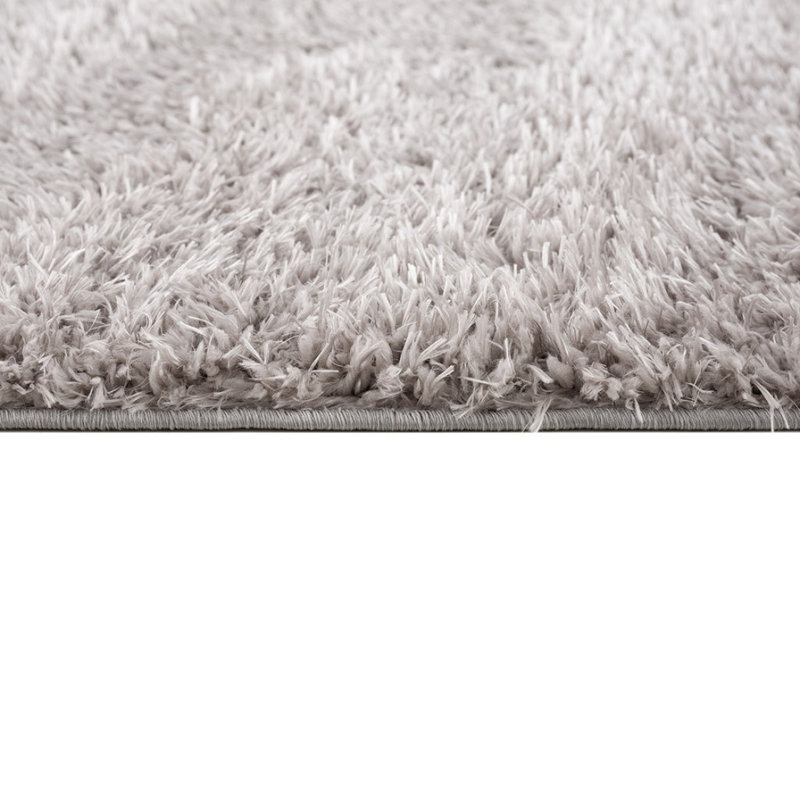 Super Soft Polyester Shag Area Rug, Rectangle 3'11" x 5'11"