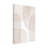 Abstract Beige Line Art - Wrapped Canvas Print