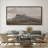 Rustic Mountain Landscape Large Framed Canvas Print Wall Art, Traditional Lodge Decor-115271131-115271130