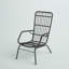 Creil Patio Dining Armchair with Cushion-1450222093