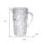 Set of Six Clear Acrylic Pitcher