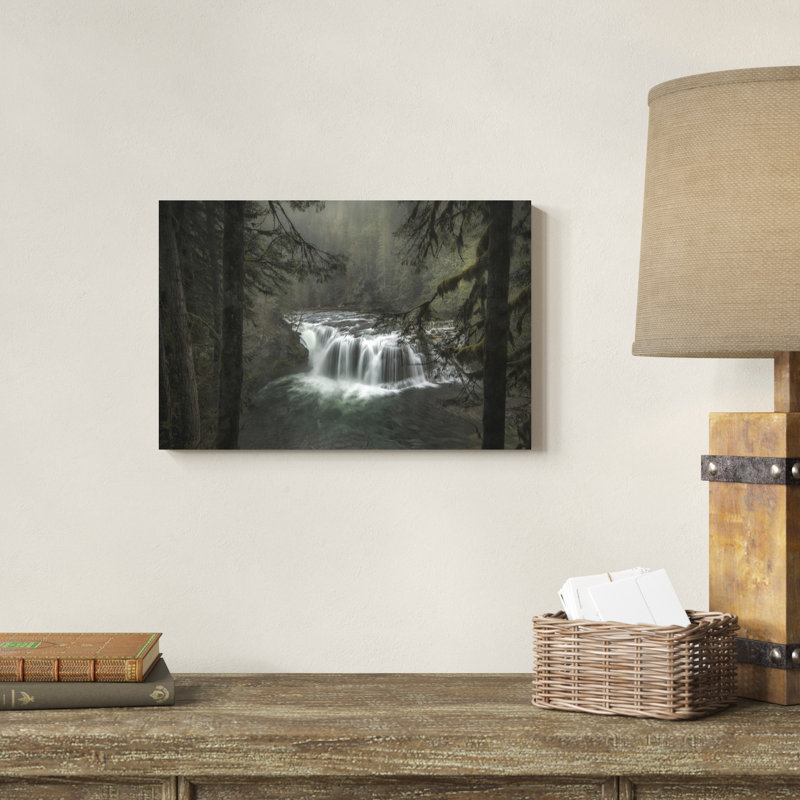 " Misty " Painting Print, 12" H x 18" W x 1.25" D