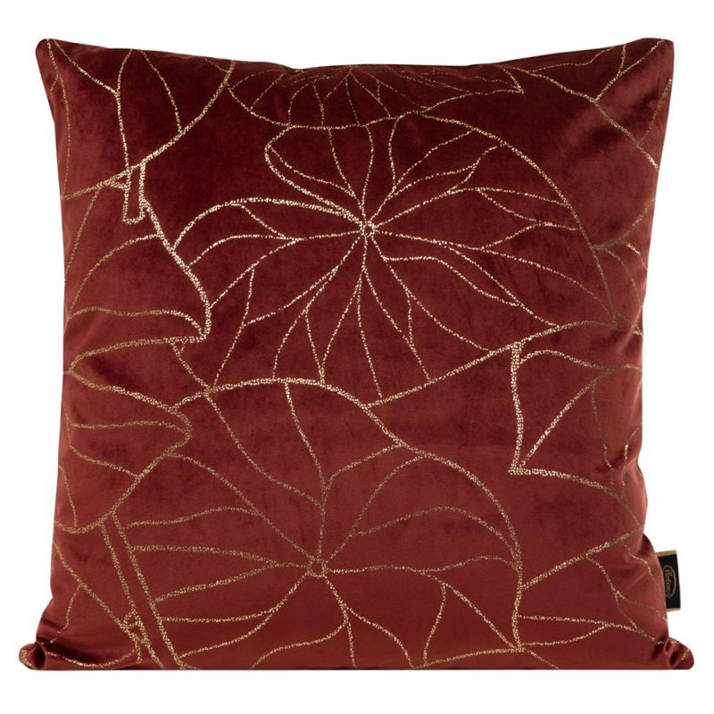 Microfiber Square Pillow Case, Brick