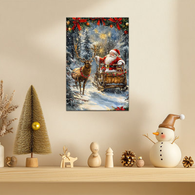 Père Noël traîneau renne, Abiel