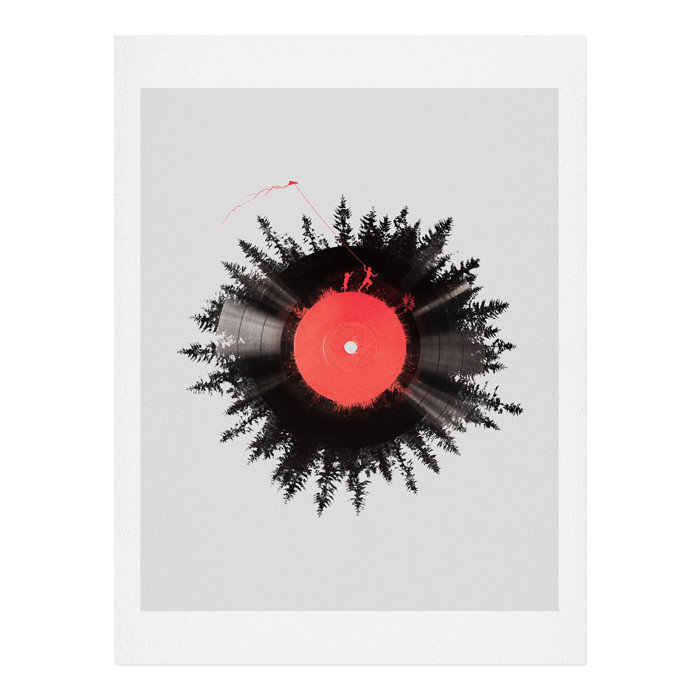« the vinyling of my life », impression, H 10 po x l 8 po x P 0,13 po