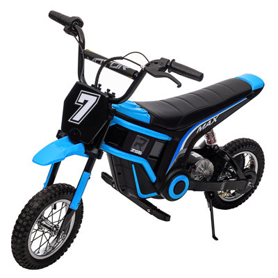24V Kids Electric Dirt Bike, 3-Speed Ride On Motorcycle w/Suspension, 14.29MPH, ASTM Certified, Gift 