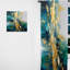 Golden Explosion Triangles IV - Rideau moderne - Velours obscurcissant - 1 panneau-107584063