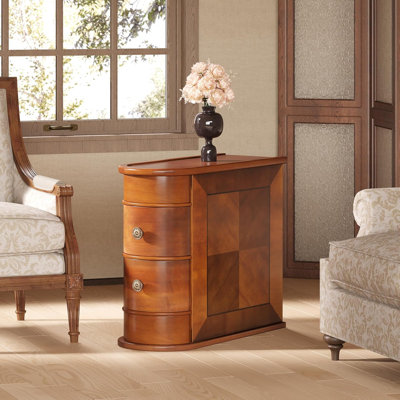 Retro Slim Bedside Cabinet