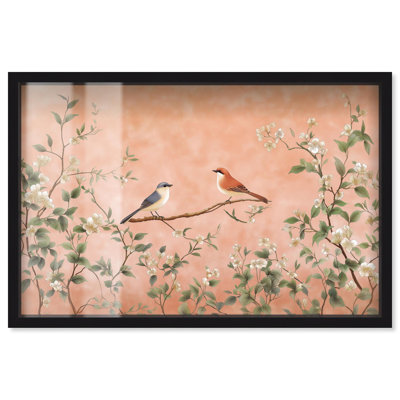 Perch in the Trees Shadowbox Print Vintage Nature Art par Art Remedy