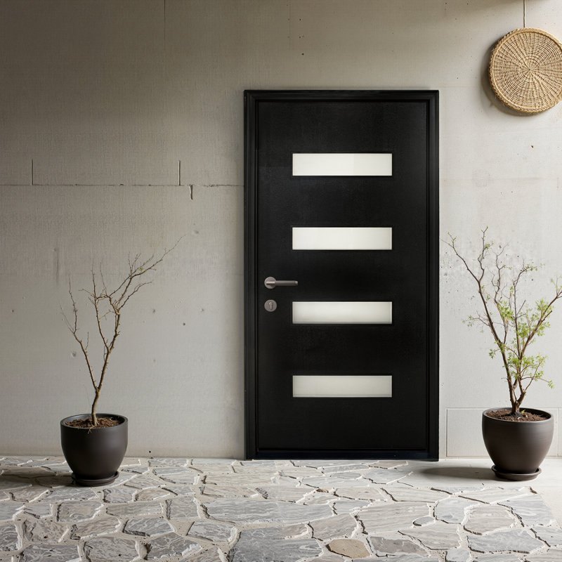 Porte d'entrée intérieure en fibre de verre 36 po x 36 po, Oui
