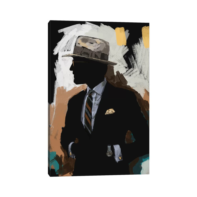 Impression sur toile rétro pour homme, H 26 po x l 18 po x 1,5 po