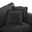 Causeuse modulaire 2 places avec accoudoirs courbés-497184146
