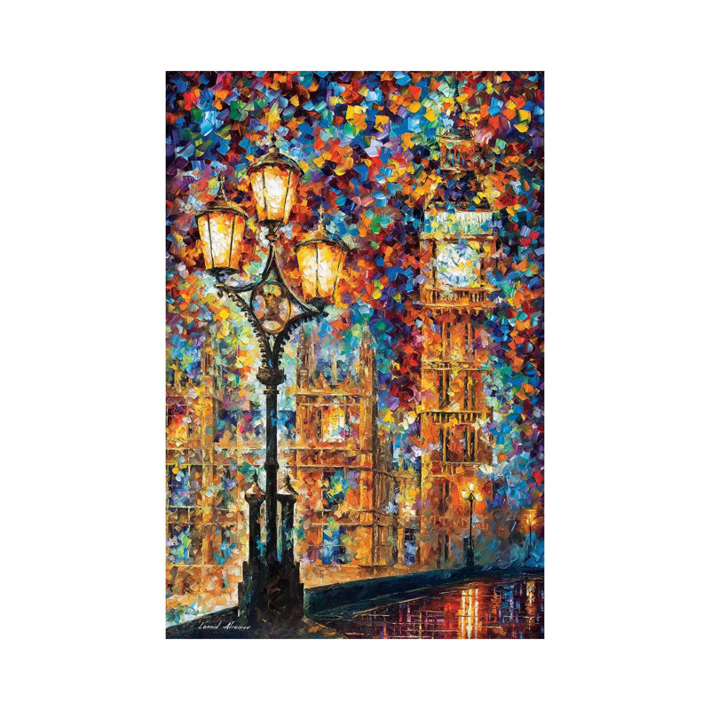 London's Dreams by Leonid Afremov - Wrapped Canvas Giclee Art Print, 101.6 cm H x 66.04 cm W x 3.175 cm D