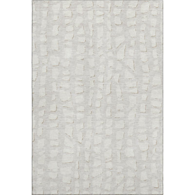 Premium Machine Washable Prisco Ivory Rug