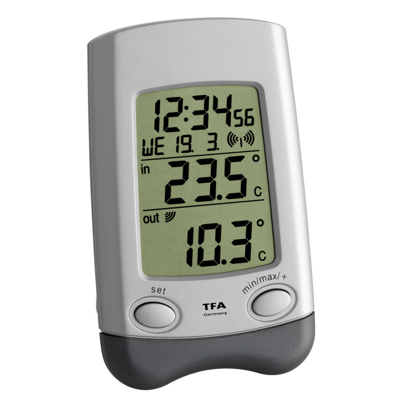 11.5cm Wireless Clock Thermometer