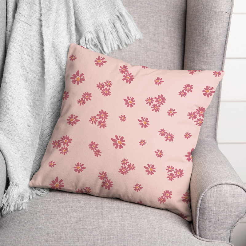 Coussin Floral, Rose