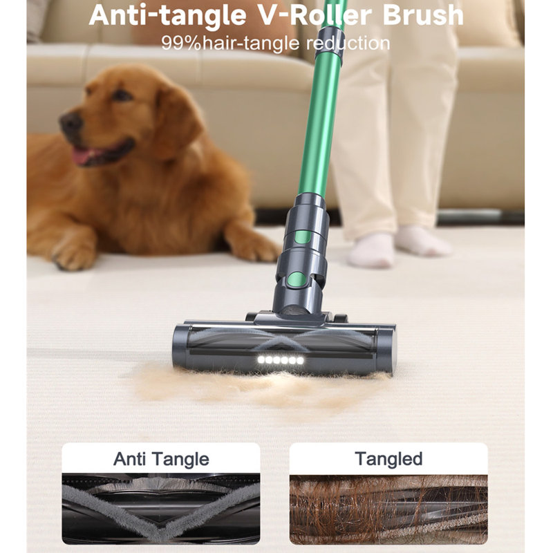 30kpa Powerfull Handheld Vacuum Cleaner 250w Brushless Cordless Stick Vacuums Recharge