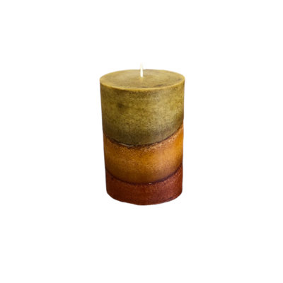Cinnamon Apple Crisp Scented Pillar Candle