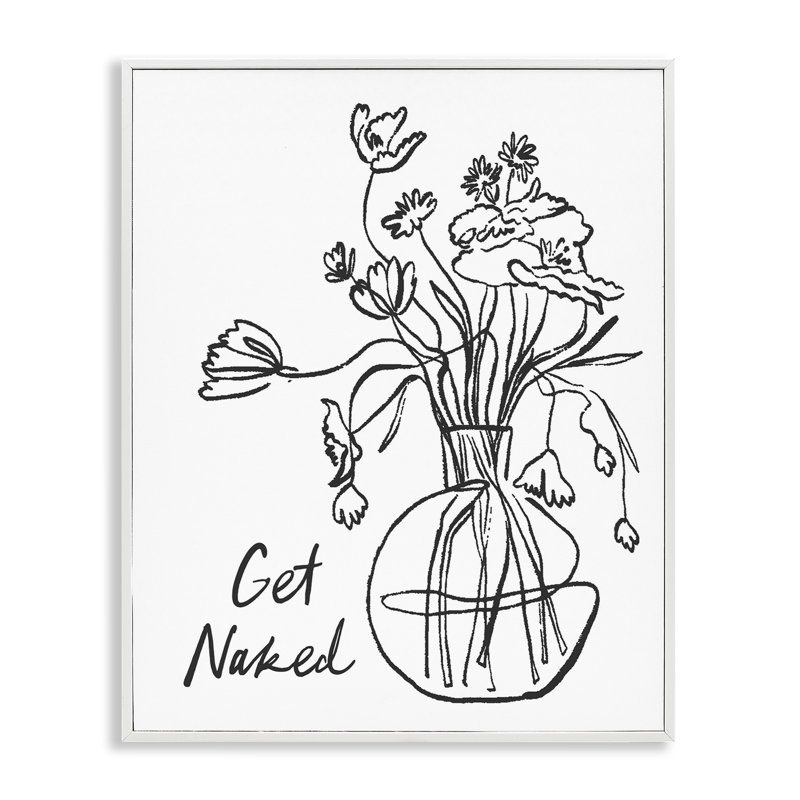 Giclée encadrée «Get NUE», Giclée encadrée blanc bord de mer, H 14 po x l 11 po