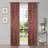Finklea Floral Pattern Polyester Light Filtering/Room Darkening Rod Pocket Curtain Panels-567929269-567929267
