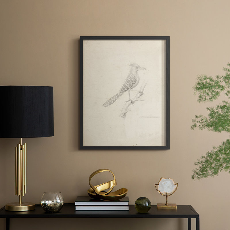 Reproduction encadrée rétro vintage XXII - bois massif, Noir, noir, noir, noir, H 21 po x l 17 po