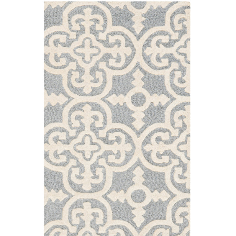 Tapis ikat en laine touffeté à la main Cambridge, Rectangle 4 pi x 6 pi