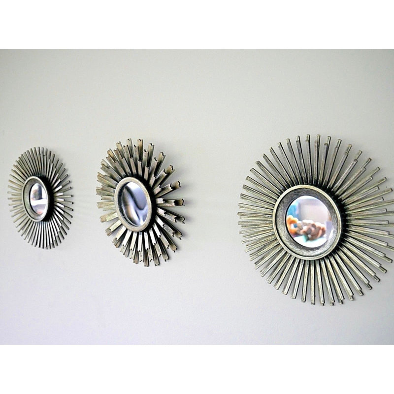 Currey Metal Mirror, Silver