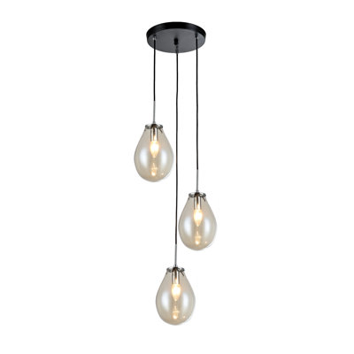 Rieves 3 - Light Clear Cluster Pendant