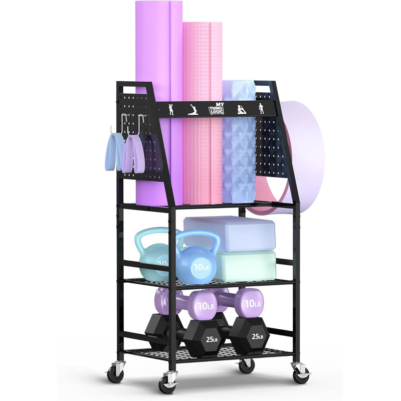 Support de rangement roulant tout-en-un